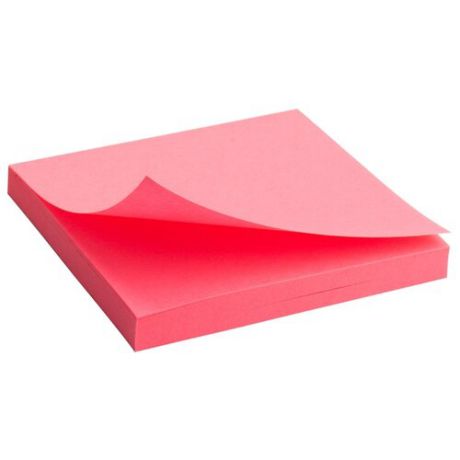 Axent Блок бумаги с клейким слоем 7.5 x 7.5 см неон (2414-12/2414-13/2414-15) розовый
