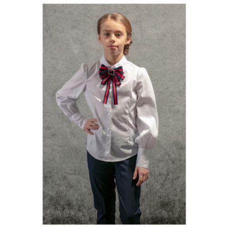 Блузка playToday размер 152, белый