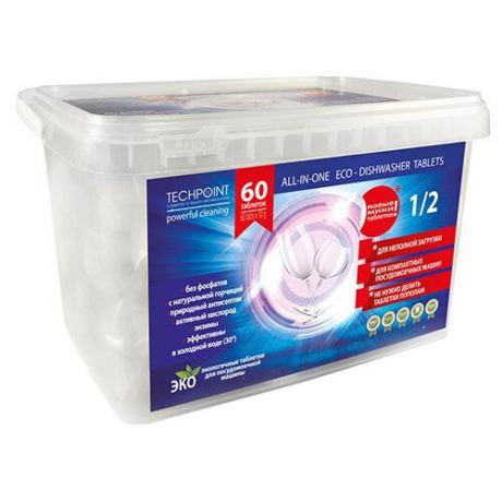 Techpoint All-in-one Eco-Diswasher mini таблетки для посудомоечной машины 60 шт.