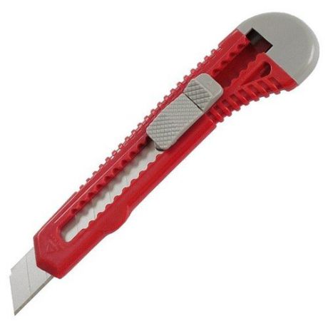 Axent Нож канцелярский 6502-A 18 мм серо-красный
