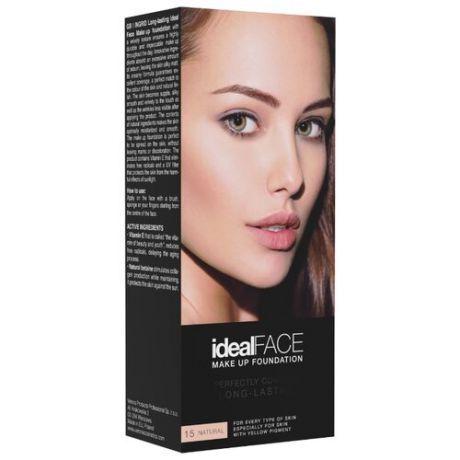Ingrid Cosmetics Тональный крем Ideal Face, оттенок: 15 natural