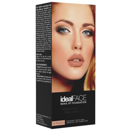 Ingrid Cosmetics Тональный крем Ideal Face, оттенок: 16 peach