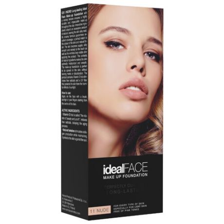 Ingrid Cosmetics Тональный крем Ideal Face, оттенок: 11 nude