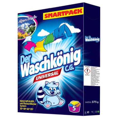 Стиральный порошок Waschkonig Universal 0.375 кг картонная пачка
