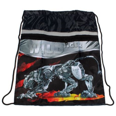 Prof-Press мешок для обуви Механический кот (МО-2063) черный