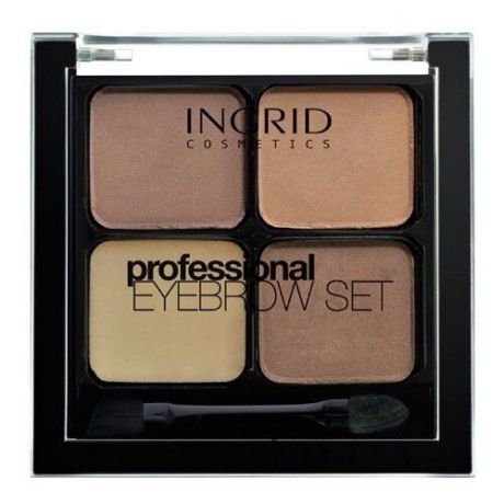 Ingrid Cosmetics Набор для бровей Professional Eyebrow Set коричневый