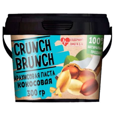Crunch Brunch Арахисовая паста Кокосовая, 300 г