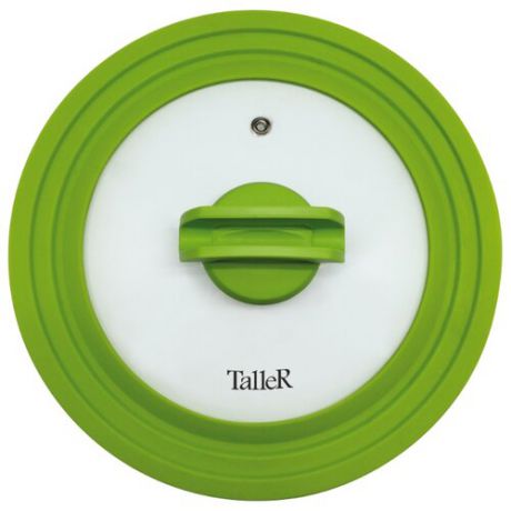 Крышка Taller TR-8006 (24 см) прозрачный/зеленый