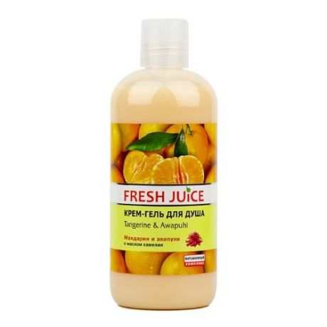 Крем-гель для душа Fresh Juice Tangerine and Awapuhi, 500 мл