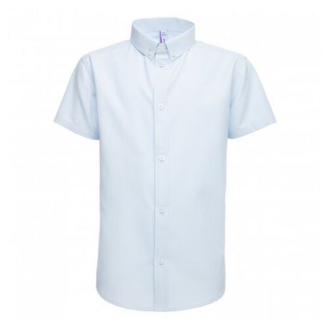 Рубашка playToday размер 140, голубой