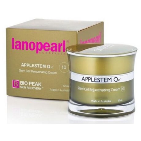 Lanopearl Applestem Q10 Омолаживающий крем со стволовыми клетками яблока для лица, 50 мл