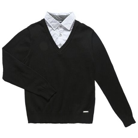 Пуловер Luminoso размер 128, черный
