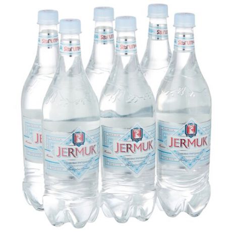 Вода родниковая природная питьевая Jermuk Mountain негазированная, ПЭТ, 6 шт. по 1 л