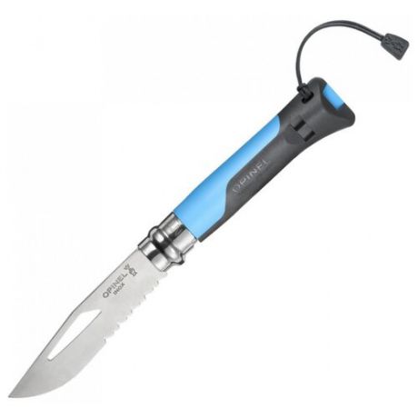 Нож складной OPINEL №8 Outdoor Earth синий/серый