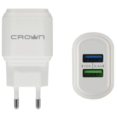 Сетевая зарядка CROWN MICRO CMWC-3032 белый