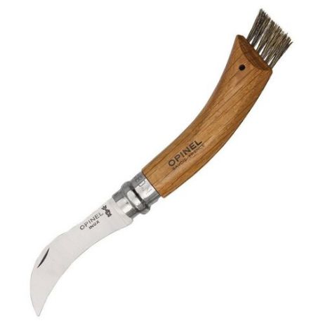 Нож складной OPINEL №8 Gardening Oak с чехлом коричневый