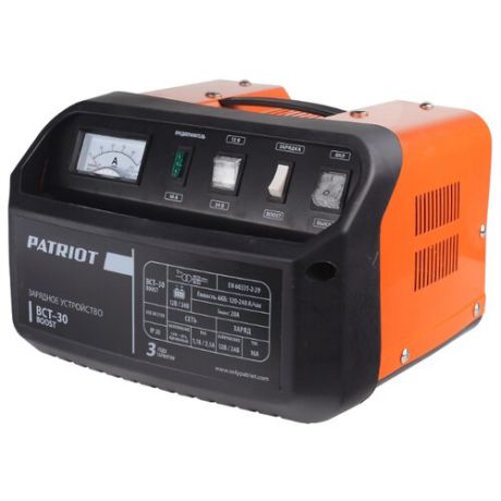 Зарядное устройство PATRIOT BCT-30 Boost черный/оранжевый