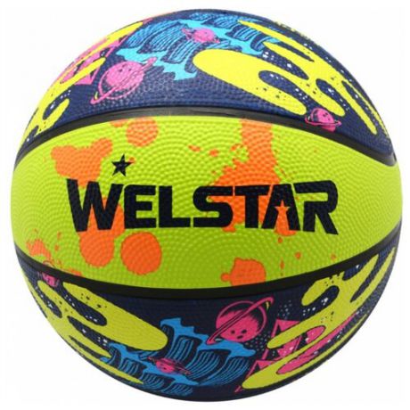 Баскетбольный мяч WELSTAR BR2814D-7, р. 7 разноцветный