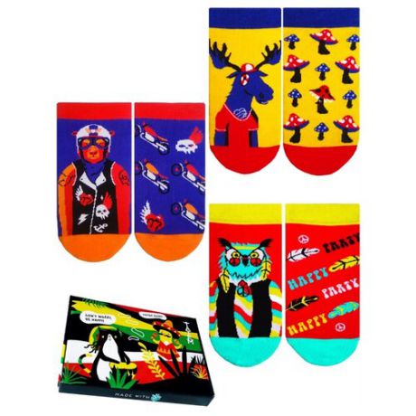 Носки Zoo Heroes Tatem socks, 36-40 размер, мультиколор