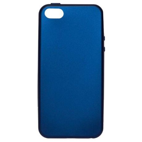 Чехол Volare Rosso Soft-touch для Apple iPhone 5S/5/SE (силикон) темно-синий