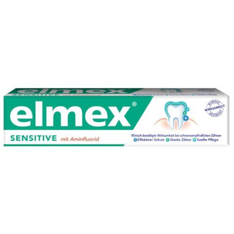 Зубная паста Elmex Elmex Sensitive для чувствительных зубов, 75 мл