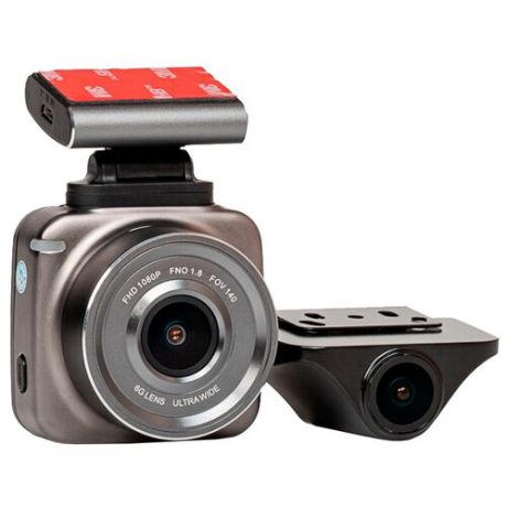 Видеорегистратор Blackview R5 DUAL, 2 камеры черный/металлик