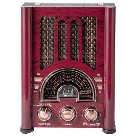 Радиоприемник Max MR-410 красный