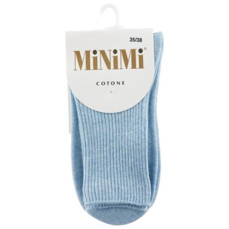 носки Cotone 1203 1 пара MiNiMi, 35-38, blu chiaro