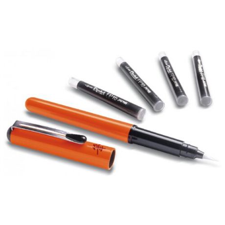 Pentel Брашпен Pocket Brush Pen (GFKPF) черный