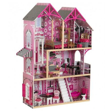 KidKraft кукольный домик "Белла" 65944, розовый