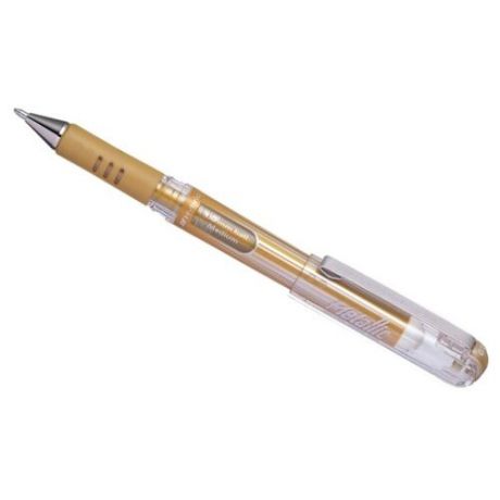 Pentel ручка гелевая Hybrid gel Grip DX 1.0 мм K230, золотистый цвет чернил