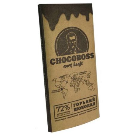 Шоколад Chocoboss горький, 50 г