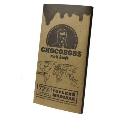 Шоколад Chocoboss горький, 90 г