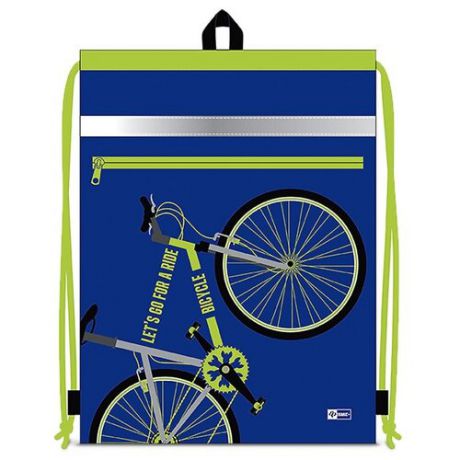 Феникс+ Мешок для обуви Велосипед (49230) синий / зеленый