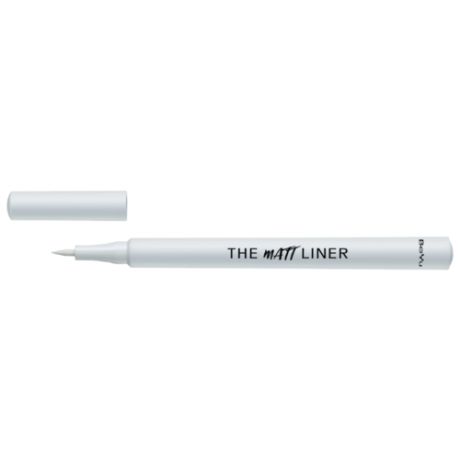 BeYu Матовая подводка-фломастер для глаз The Matt Liner, оттенок №6 White Smoke