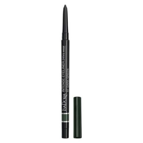 IsaDora Водостойкий карандаш для век Intense Eyeliner 24 Hrs Wear, оттенок 67 Dark Green