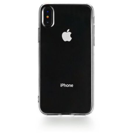 Чехол Gurdini для Apple iPhone X/Xs (силикон прозрачный) бесцветный