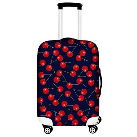 Чехол для чемодана Bergmann PerfectSolutions Вишня L/XL, красный/синий