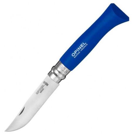 Нож складной OPINEL №8 Trekking 00189 с чехлом синий