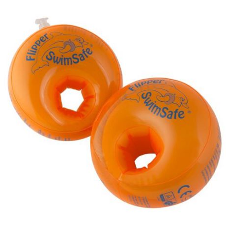 Нарукавники для плавания Flipper SwimSafe 1010 с несдуваемым сердечником оранжевый