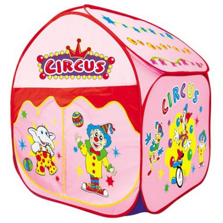 Палатка Yongjia Toys Большой Цирк 889-105B/889-108B розовый