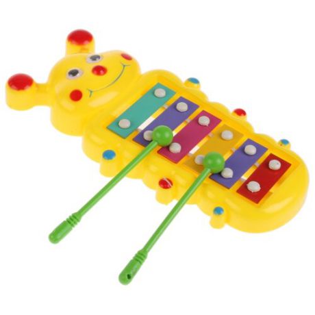 Играем вместе ксилофон Бабочка B576328-R2 зеленый/фиолетовый/оранжевый/красный/розовый/желтый