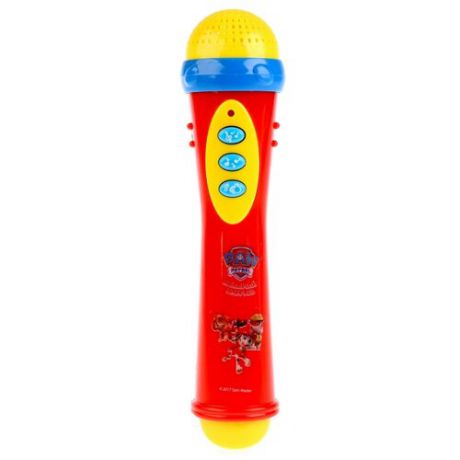 Умка микрофон Щенячий патруль B1082812-R15 красный/желтый/голубой