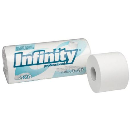 Туалетная бумага Celtex Infinity Professional двухслойная белая, 3 рул.