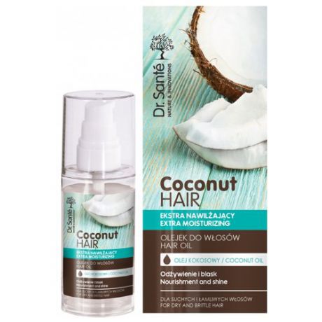 Dr. Sante Coconut Hair Масло для волос Питание и блеск, 50 мл