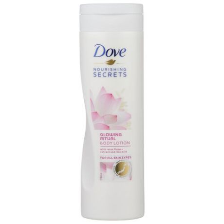 Лосьон для тела Dove Nourishing Secret с экстрактом лотоса и рисовым молочком , бутылка, 250 мл