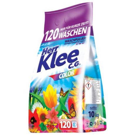 Стиральный порошок Herr Klee Color 10 кг пластиковый пакет