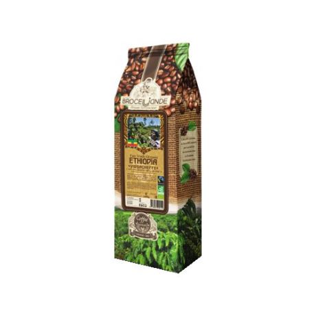 Кофе в зернах Broceliande Ethiopia Yirgacheffe Organic Coffee, арабика, 1 кг