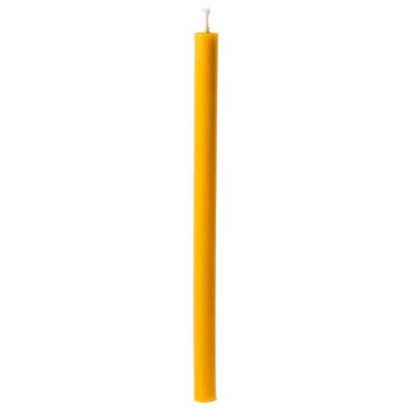 Свеча LipkoSladko Цилиндр тонкий, 22 см желтый
