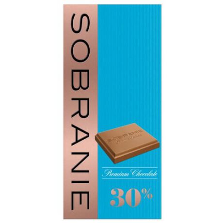 Шоколад SOBRANIE молочный 30% какао, 90 г